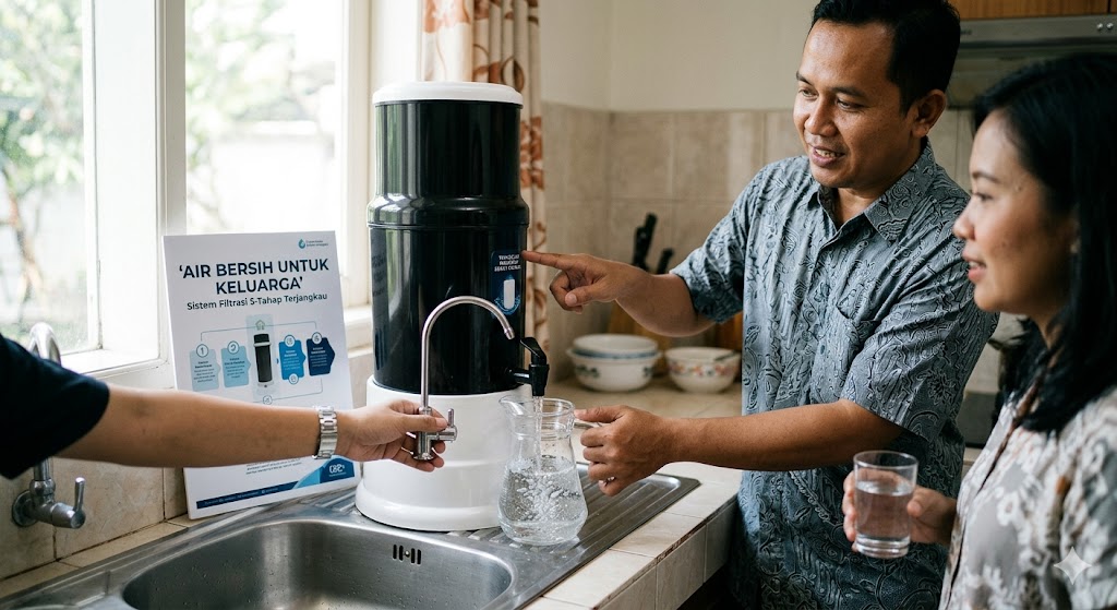 Inovasi Filter Air Portabel: Solusi Praktis Akses Air Bersih Layak Konsumsi